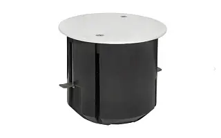 Коробка универсальная установочная КМП-020-028 углубленная с металлическими лапками и крышкой (80х70