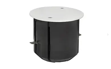 Коробка универсальная установочная КМП-020-028 углубленная с металлическими лапками и крышкой (80х70