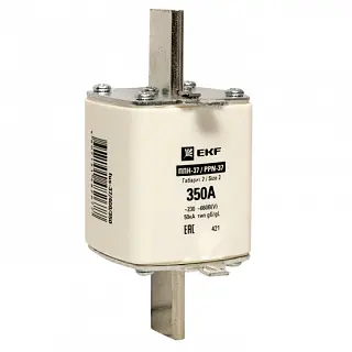 Плавкая вставка ППН-37 400/350А габарит 2 EKF PROxima