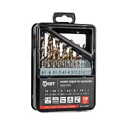 Набор сверл по металлу НСС-19К серия ПРОФИ (КВТ)