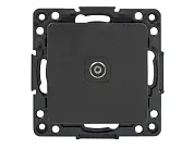 Стокгольм Механизм Розетки TV 1-местной 75Ом 5-862МГц черной EKF PROxima