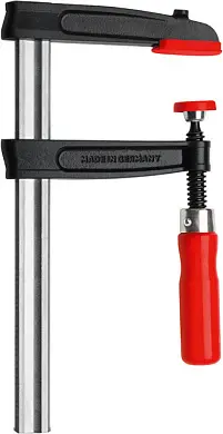 Струбцина чугунная 300/80, 5.5 кН, деревянная ручка BESSEY