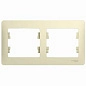 ШЭ Глосса Рамка 2-я гориз. GSL000202 (беж)