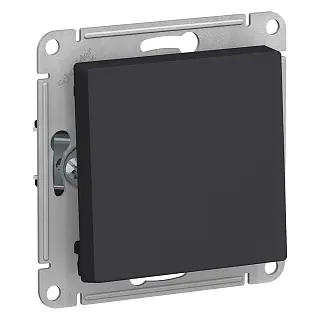 1-клавишный выключатель, сх.1, 10АХ, механизм, КАРБОН