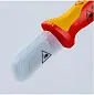 Нож для кабеля VDE 1000V, L-190 мм, 2-комп. рукоятка (KNIPEX)