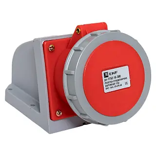 Розетка стационарная наружная 1152 3Р+РЕ+N 16А 380В IP67 EKF PROxima