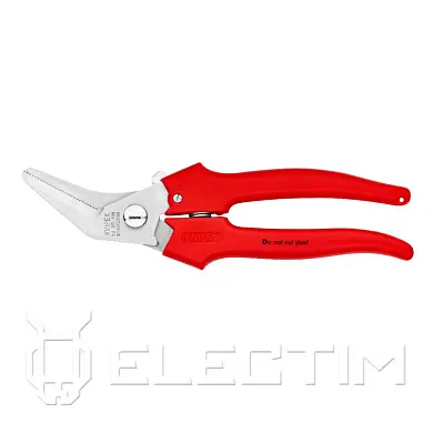 Ножницы комб. для  картона, пластмассы, фольги алюминиевой, латунной и медной, голова под 40°, L-185