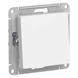 1-клавишный переключатель, сх.6, 10АХ, механизм, Белый