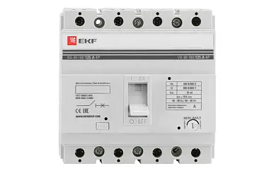 Выключатель автоматический ВА-99 160/125А 4P 35кА EKF PROxima