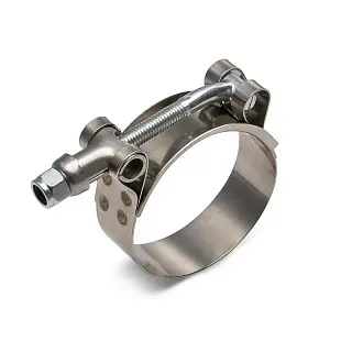Хомуты силовые T-bolt из нержавеющей стали ST/W2