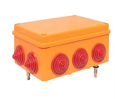 Коробка огнестойкая 150х110х70мм IP55, 5 двойных клеммников 1,5-6 мм2 EKF
