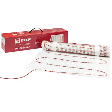 Мат нагревательный двухжильный "Уют" 1 кв. м. 150 Вт EKF Proxima