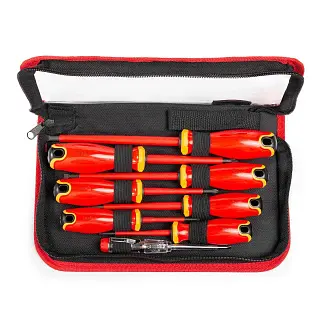 Набор диэлектр. отверток "Профи" НИО-2208-S (КВТ)