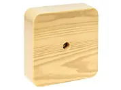Коробка разветвительная KMP-030-030 (75х75х26) светлое дерево EKF PROxima