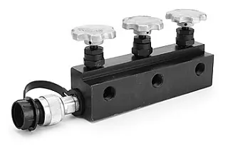 Кран гидравлический распределительный 3-х канальный КГР-3 (КВТ)