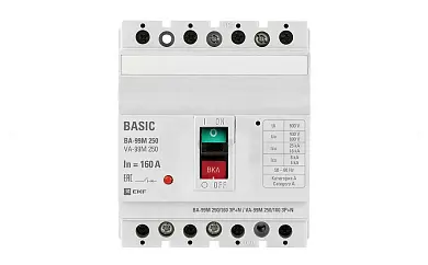 Выключатель автоматический ВА-99М 250/160А 3P+N 35кА EKF PROxima