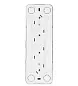 BLANCA О/У РОЗЕТКА 4-ая без заземл. без шторок ИЗОЛ.ПЛ., 16А, 250В, БЕЛЫЙ