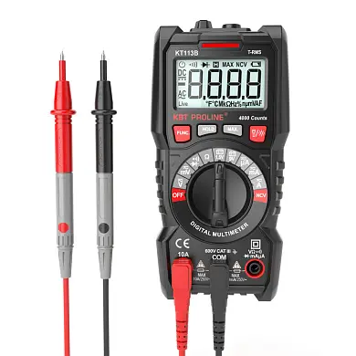 KT113B PROLINE Мультиметр цифровой c True RMS серия «PROLINE» KT113B PROLINE Мультиметр цифровой c True RMS серия «PROLINE»