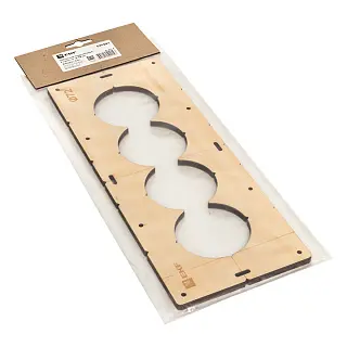 Шаблон для подрозетников c 4 отв. диам. 72 мм EKF Expert