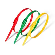 Стяжки разъемные с гор. замком КСГ 8*400(кр) (100шт.) (Fortisflex)