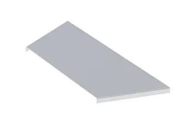 Крышка для переходника по ширине левостороннего лестничного усиленная 100х900х700 мм (2 мм) EKF