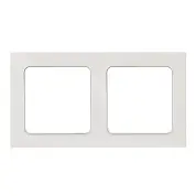 Стокгольм Рамка 2-местная белая EKF PROxima