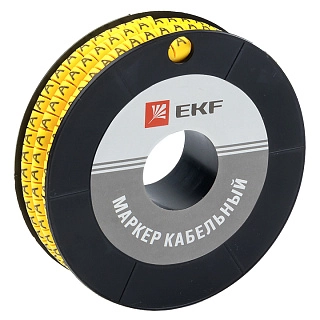 Маркер кабельный 2,5 мм2 "A" (1000 шт.) (ЕС-1) EKF PROxima