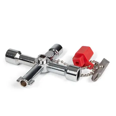 Ключ для электрошкафов с 5 профилями и битой "крест/шлиц" КЭШ-5 (КВТ)