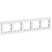 5-постовая рамка, универсальная, Белый