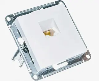 ШЭ Атлас Роз.комп. с/у RJ45, (б/рамки, белый) ATN000183