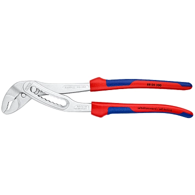 Клещи переставные ALLIGATOR®, 70 мм (2 3/4"), под ключ 60 мм, L-300 мм, Cr-V, хром., 2-комп. рукоятки (KNIPEX)