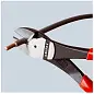 Бокорезы особой мощности, L-160 мм, чёрные, обливные рукоятки (KNIPEX)