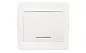 София Выключатель 1-клавишный с индикатором,10А, белый EKF Simple