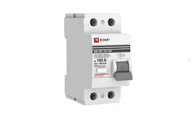 Устройство защитного отключения селективное 2P 100А/100мА (электромеханическое) EKF PROxima