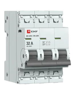 Выключатель нагрузки 3P 32А ВН-63N EKF PROxima