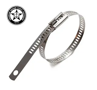 Стяжки крепежные из нержавеющей стали AISI 316 лестничного типа