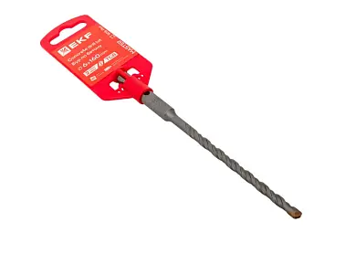 Бур по бетону SDS-plus 6х160 мм (2 резца) EKF Master