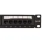Патч-панель TERACOM PRO 19'' Cat.5E 1U неэкранированная UTP 24 порта RJ-45 Dual IDC с органайзером