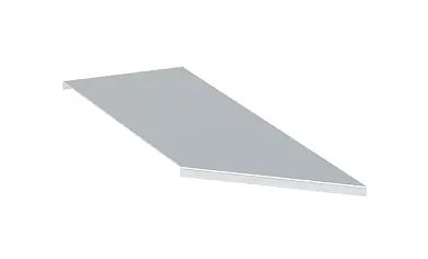 Крышка для переходника по ширине левостороннего лестничного усиленная 100х500х300 мм (2 мм) HDZ EKF