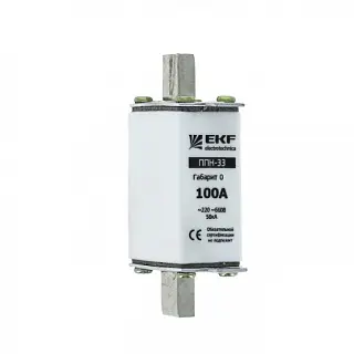 Плавкая вставка ППН-33 160/ 40А габарит 0 EKF PROxima
