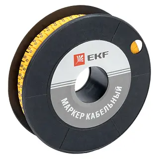 Маркер кабельный 4,0 мм2 "9" (500 шт.) (ЕС-2) EKF PROxima