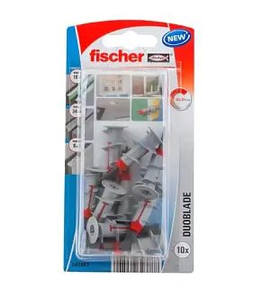Дюбель для гипсокартона дрива DUOBLADE (упак. 10шт) Fischer