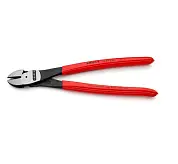 Бокорезы особой мощности, L-250 мм, чёрные, обливные рукоятки (KNIPEX)