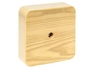 Коробка разветвительная KMP-030-030 (75х75х26) светлое дерево EKF PROxima