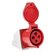 Розетка стационарная наружная 124 3Р+РЕ 32А 380В IP44 EKF PROxima