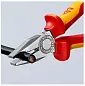 Плоскогубцы комбинир. VDE 1000V, L-160 мм, хром., 2-комп. рукоятки (KNIPEX)