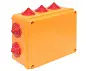 Коробка огнестойкая 190х140х70мм IP55, 7 двойных клеммников 0,5-4 мм2 EKF