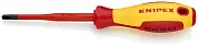 Отвёртка PlusMinus PH/S 2 Slim VDE 1000V, длина стержня 100 мм, L-212 мм (KNIPEX)