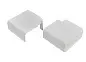 Поворот 90 гр. (105х50) (2 шт) белый EKF C-Line