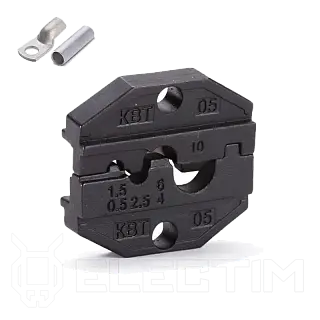 Матрица МПК-05 для обжима неизолированных медных наконечников сечением 0.25-10 мм (КВТ)